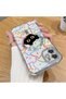 iPhone 12 Compatible Transparent Soft Silicone Magsafe Wireless Phone Case Cat Pattern - 2