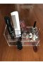 Double 6-Compartment Acrylic Makeup and Jewelry Organizer Set - 2