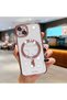 iPhone 13 Compatible Transparent Soft Silicone Magsafe Wireless Phone Case Star Pattern