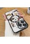 iPhone 16 Pro Compatible Transparent Soft Silicone Magsafe Wireless Phone Case Dog Pattern - 2