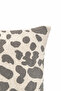 Savanna Giraffe Patterned Bukle Woven Gray Cushion Cover (43X43 cm) - Animal Print Modern - 3