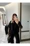 Black Crew Neck Blouse Pack of Lace 1049 - 2