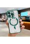 iPhone 15 Pro Compatible Transparent Soft Silicone Magsafe Wireless Phone Case Star Pattern