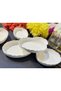 Esterhomedecor Set of 6 Porcelain Oval Presentation Plates 16*11cm