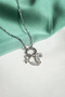 Transformation & Love & Luck Butterfly Heart and Star Figured Sailor's Anchor Steel Manifest Necklace