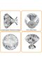 Crystal Knobs,10PCS 30mm Glass Drawer Knobs - 4