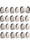 24Pcs Glass Clamp, 6-8mm Glazing Brackets, Stainless Steel Glass Clamp Brackets, Glass Clips