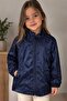 Girl Boy Leather-Look Shiny Coat Zippered Pocket Look Transitional Children's Jacket 5-6-7-8 Years Old - 4