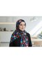 Floral Print Cotton Scarf– Summer Lightweight Soft Colorful Daily Hijab Scarf - 3