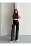 Women's Stoned Jean High Waist Wide-Leg Pants Brown - 7