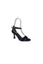 Ceylan 900 Women's Black Shimmering Stiletto Heel U Evening Dress Shoes - 2