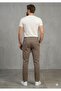 Men's Elastic Waist Double Leg Jogger Pants Linen Trousers - 2