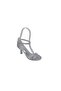Ceylan 900 Women's Silver Shimmering Stiletto Heel U Evening Dress Shoes - 3