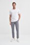 Men's White Crew Neck T-Shirt 46200
