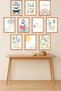 10-Piece Frame-Looking Pastel Cute Animals, Unicorn Themed Painting Set – 15X20 cm Mdf Uv Printing - 2