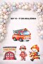 Fire Department Standing Board Set (Tabletop) ** Thick Paper - 2