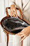 Women's Large Size 4-Compartment Shoulder Bag & Clutch Bag (35X25 cm) - 5