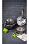 8Pcs Cookware set Evanda series E-1180, 3ply Stainless Steel 304, Xynflon Non-stick, Induction. - 3