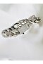 Premium Zircon Stone Silver Color Chain Bracelet 19 cm - 2