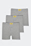 He Set of 3 Men's Gray Boxers