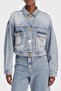 Logo Regular Fit Pocket Detail Denim Jacket Denim Jacket Xw002260 Af21338 Mb001