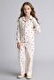 100% Cotton Patterned 2-Piece Woven Ecru Pajamas for Baby Girl H0107A826Sp