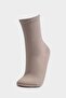 Women's Silvery 2-Piece Cotton Long Socks H5978Axns - 2
