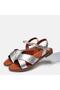 Large Size Women's Sandals Genuine De Leather 1-42-43-44-Silver - 8