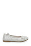 Lanza.P6Fx White Girl Child Ballet Flats