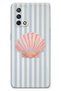 Oppo A74 Compatible Sea Shell Patterned Transparent Phone Case