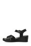 105818.Z6Fx Black Women's Comfort Sandals - 3