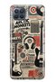 Oppo Reno 4 Lite Compatible Music Collage Patterned Transparent Phone Case