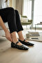 Black Hole Detailed Women's Ballet Flats Daily Comfortable Stylish Shoes - 2