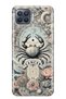 Oppo Reno 4 Lite Compatible Cancer Zodiac Patterned Transparent Phone Case