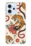 Oppo Reno 14F Compatible Tiger and Snake Patterned Patterned Transparent Phone Case