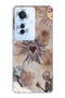 Oppo Reno 11F 5g Compatible Heart and Butterfly Collage Patterned Transparent Phone Case