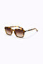 نظارات شمسية Relven Zebra منقوش Retro بإطار عظمي للجنسين UV400 Vintage Retro