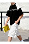 Men Color Block Raglan Sleeve T-Shirt and Shorts Set - 6