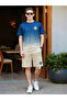 Men Ombre Look T-Shirt and Shorts Set - 2