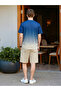 Men Ombre Look T-Shirt and Shorts Set - 3