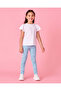 Girls Blue Printed Leggings - 5