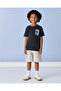 Boys Black Acid Wash T Shirt - 2