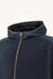 Men's Woven Viscose Nylon Zipped Sweatshirt - 3