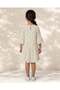 Girls White Printed Sun Dress - 4