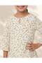 Girls White Printed Sun Dress - 5