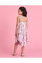 Girls Floral Print Dress - 3