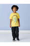 Boys Yellow Printed T-Shirt - 2
