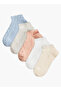 Solid Ankle Length Non Terry Socks - Set of 5