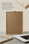 1 Piece Natural Wooden Framed Dark Wood Theme Vintage Painting - 5
