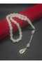 Cat's Eye Barley Cut 33-Habbali Steel Embroidered Tassel B Ankle-Length Glow-In-The-Dark Phosphorescent Prayer Beads